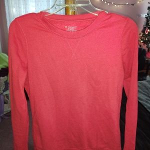 Red Crew neck